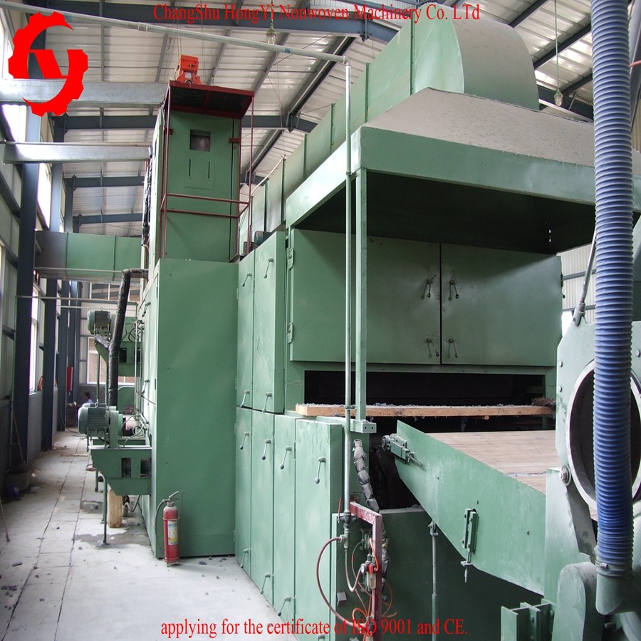 Changshu CE/ISO9001 2.5m niet-geweven gevoeld afval het maken van machine