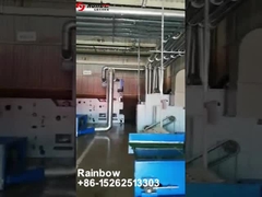 1000kg/H niet-geweven Airlaid-Machine, de Nagemaakte Gevoelde Productielijn van het Naaldponsen