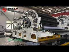 HONGE High Speed Nonwoven Machine Carding Machine Eéncilinder Dubbele Doffer