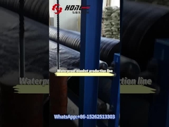 Wat is het werkproces van geosynthetische klei-liner productielijn?