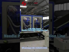 Waar wordt de productielijn voor snelle naaldpunching voor gebruikt?