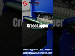 Wat is een cross lapper machine?