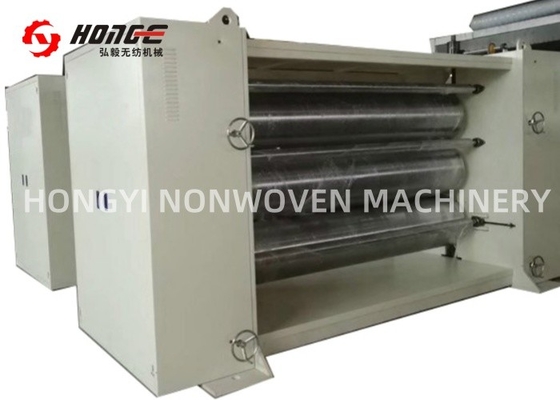 Hoog efficiënte drie rolloze niet-geweven weefselkalendermachine voor textielmachines