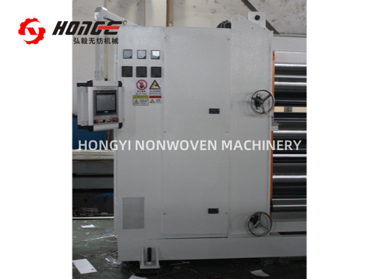 4 m calendermachine voor niet-geweven weefsels met een enkele of dubbele riemstructuur