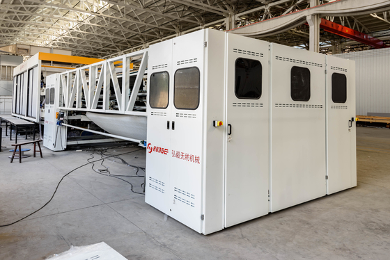 380V automatiseringscontrole Cross Lapper nonwoven machine