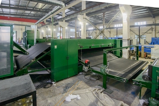 100 m/min Dubbelgordel-crosslapper machine niet-geweven