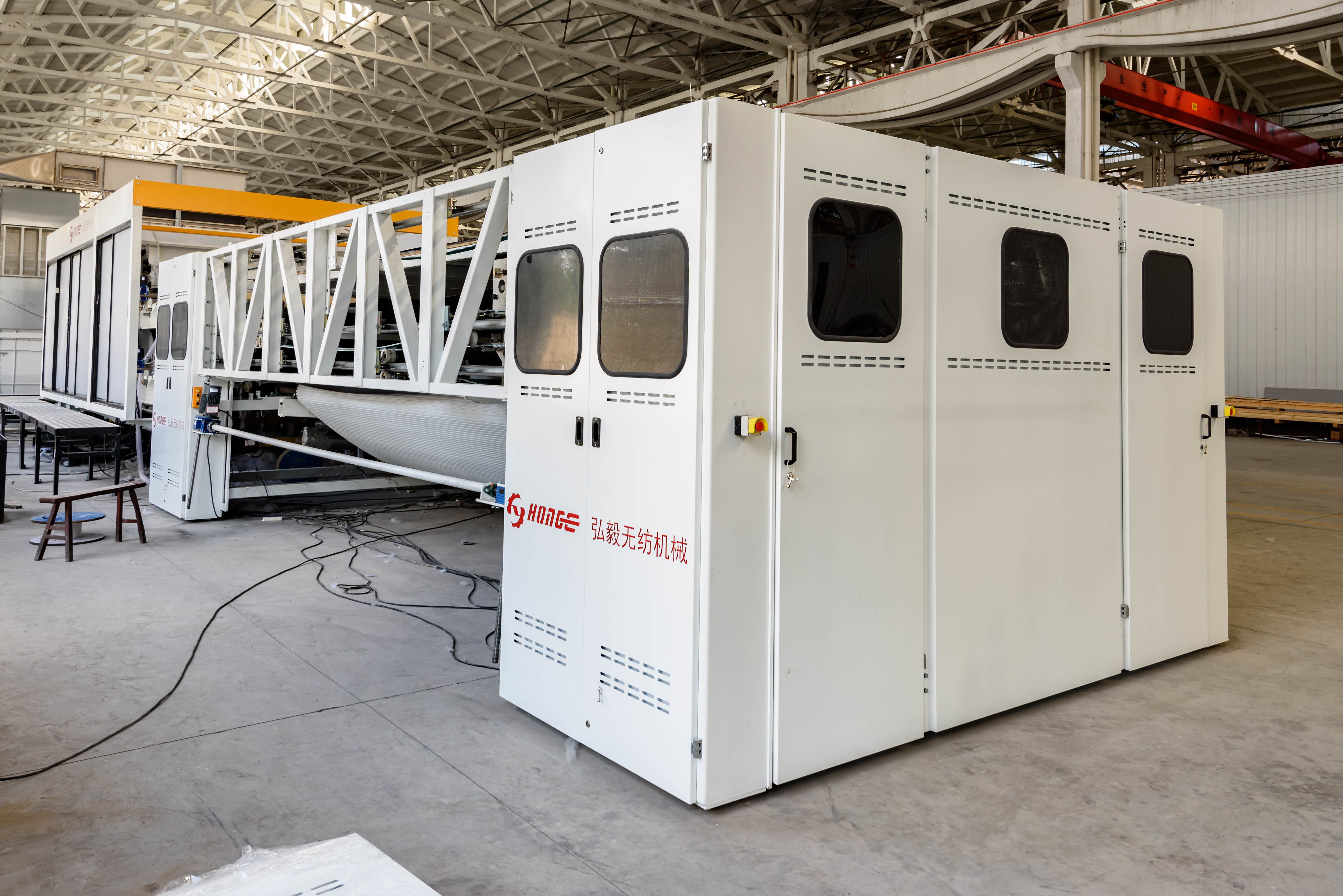 380V automatiseringscontrole Cross Lapper nonwoven machine