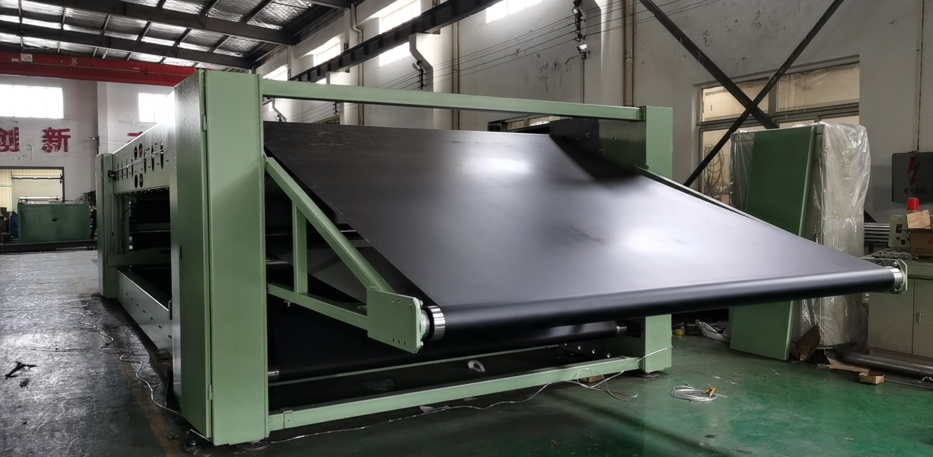 High Speed Non Woven Cross Lapper Machine PP-vezels voor watten