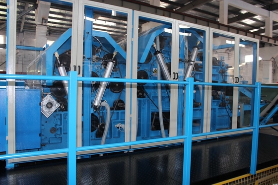 Niet-geweven de Wol Kaardende Machine van Polyesterwatten, het Materiaal van de Vezelverwerking Dubbele Doffer