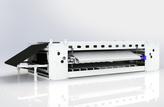 90m/Min New-Dwars het Slijpmachine van de ontwerppolyester voor watten met Servomotoren